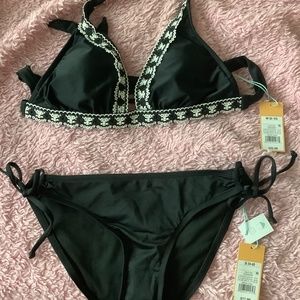 Black and Cream Bikini